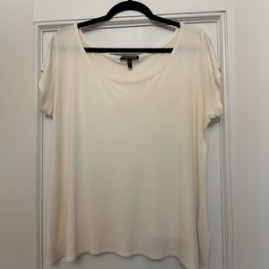 Eileen Fisher Silk Mesh Tee Camisole size L $98